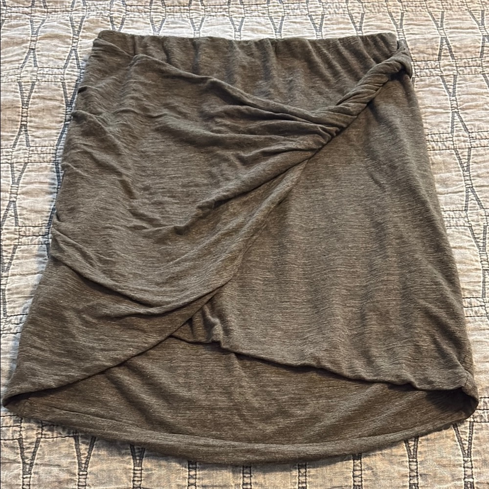 Women's gray mini skirt